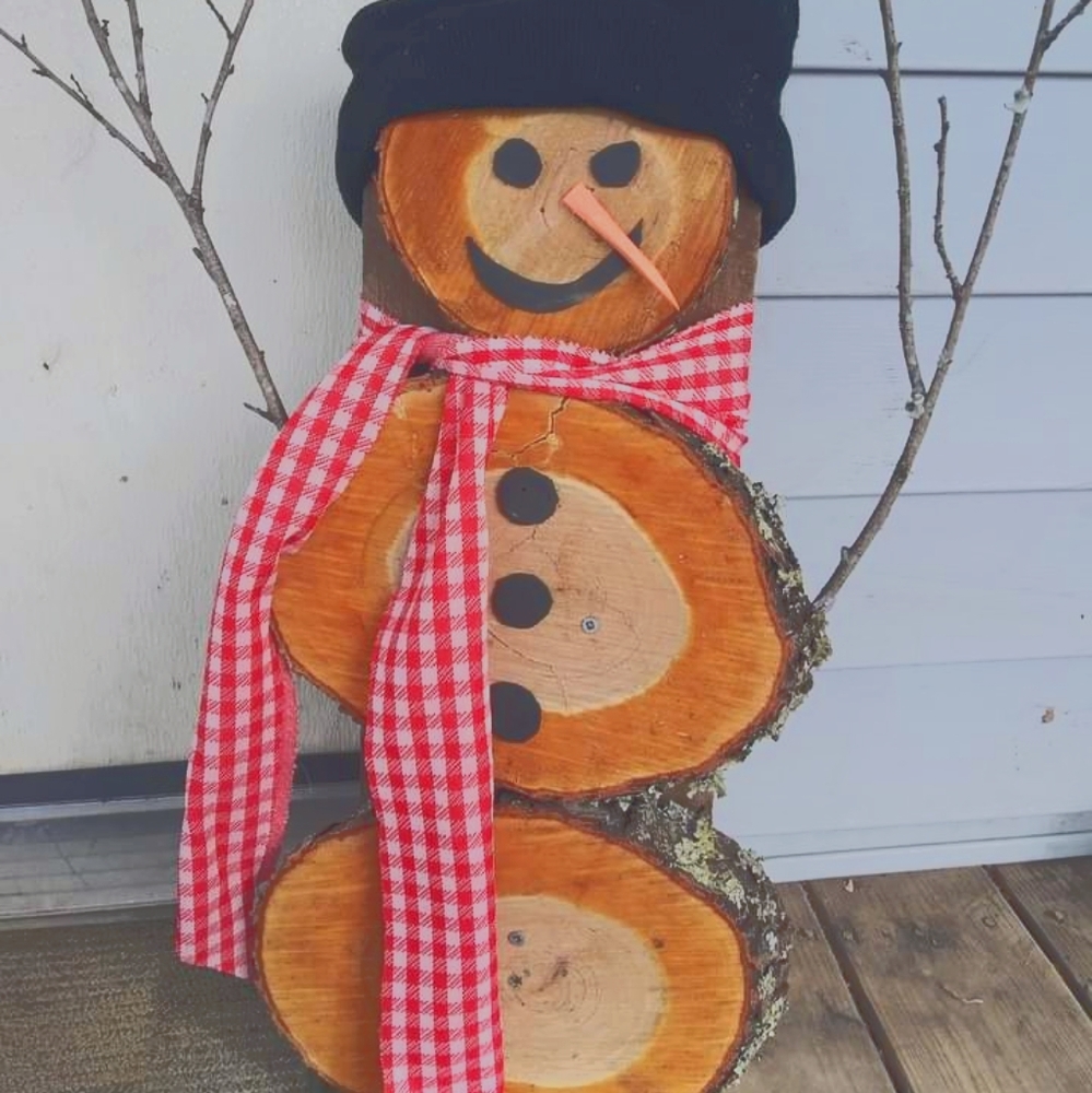 Wooden SnowMan